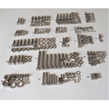 SPOJOVACÍ MATERIÁL MOTOCYKLU (BEZ MOTORU) - JAWA 350/360,361 - NEREZ NELEŠTĚNÝ